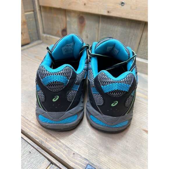 US8.5 ASIC GEL VENTURE 4 Turquoise Gray Running Training Shoes Women - Picture 5 of 9